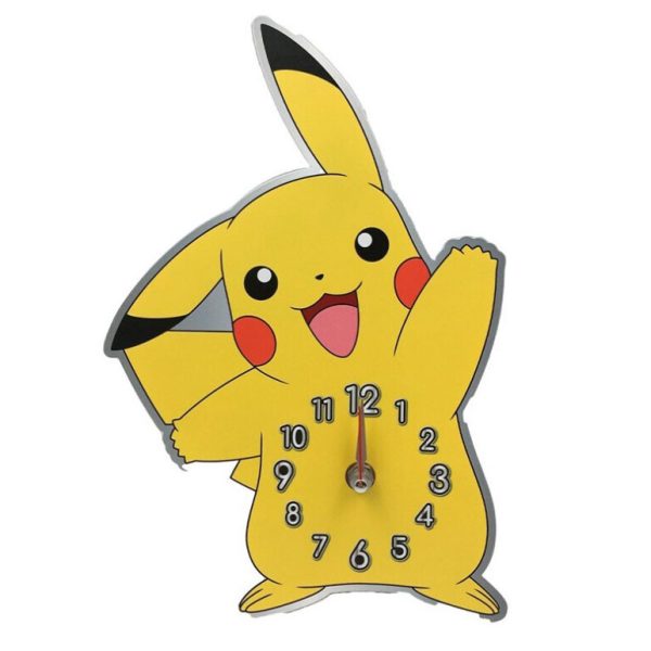 Pokémon Pika 3D metallväggklocka 27 cm