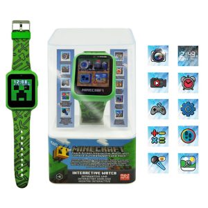 Minecraft Green interaktiv klocka