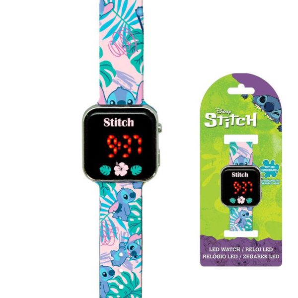 Disney Lilo and Stitch Leaf digital LED-klocka