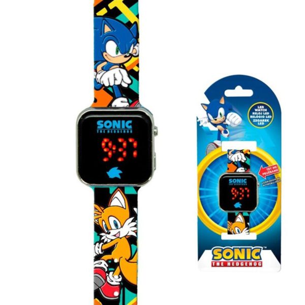 Sonic the Hedgehog digital LED-klocka med Tails-motiv