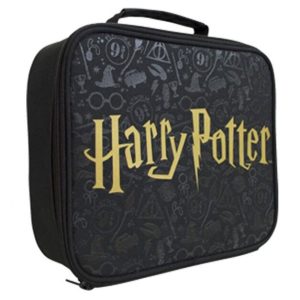 Harry Potter svart termo lunchväska, kylväska 23 cm