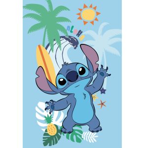 Disney Lilo and Stitch fleecefilt 100x150 cm
