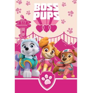 Paw Patrol Boss Pups fleecefilt 100x150 cm