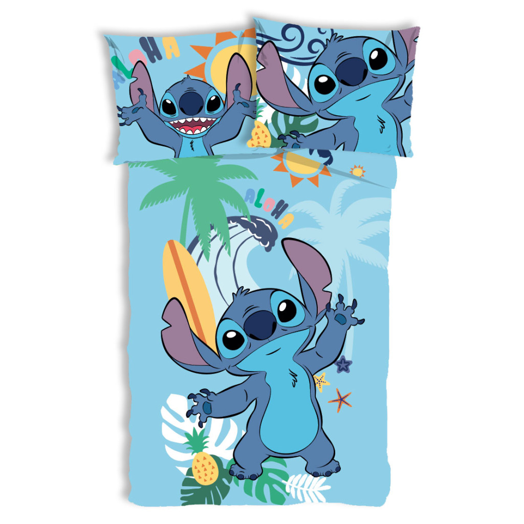 Disney Lilo and Stitch sommarbäddset 140×200 cm, 70×90 cm