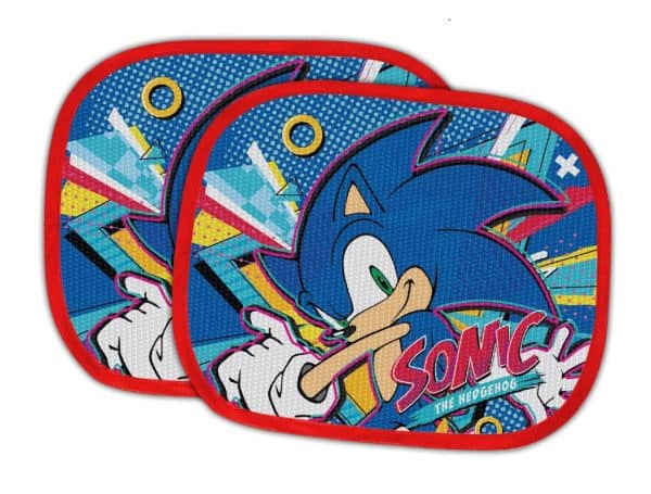 Sonic the Hedgehog Turbo 2-delat solskydd för bilfönster