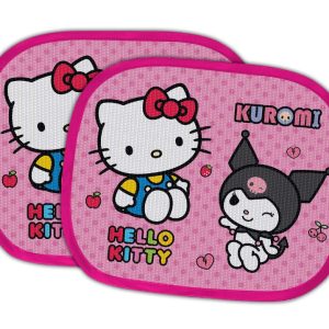 ello Kitty Solskydd Bil 2-pack 33x44 cm – Sidoruta Kuromi Rosa