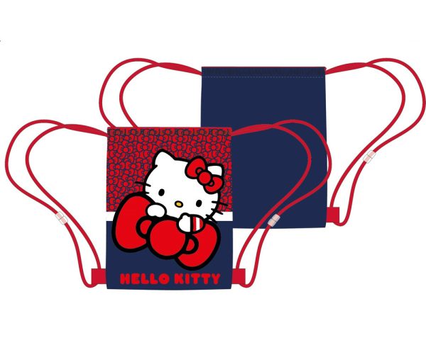Hello Kitty Red Bow sportväska, gympåse 40 cm
