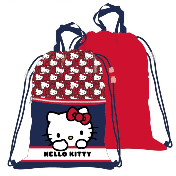 Hello Kitty Red Bow Deluxe sportväska, gymväska 45 cm