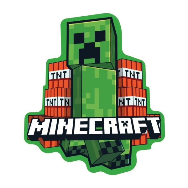 Minecraft Boom 3D dekorationskudde 40 cm