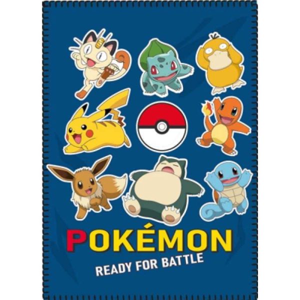 Pokémon Ready for Bottle fleecefilt 100x140 cm