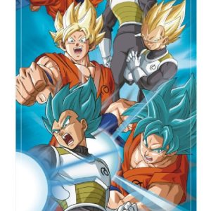 Dragon Ball Battle Masters badhandduk, strandhandduk 70x140 cm (snabbtorkande)
