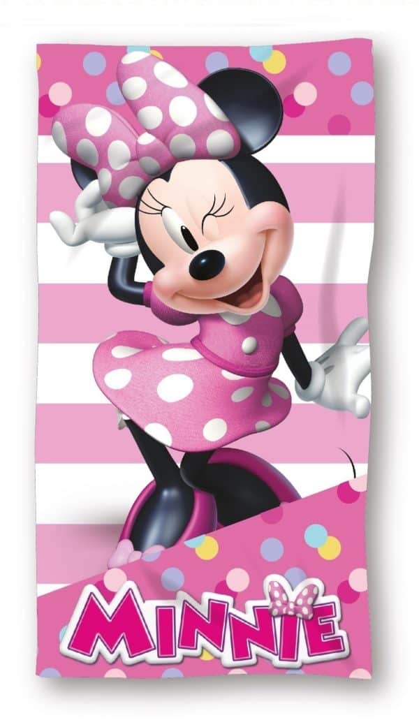 Disney Mimmi Pigg Chic Style badhandduk, strandhandduk 70x140 cm