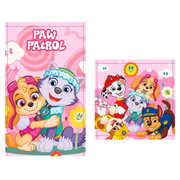 Paw Patrol handdukset med ansikts- och handduk