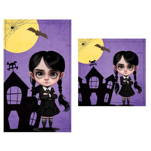 Wednesday handduksset Moonlight i bomull 30x50 cm och 30x30 cm