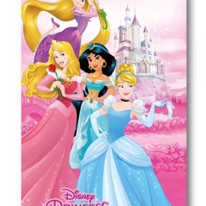 Disney Princess slott fleecefilt 100x140 cm