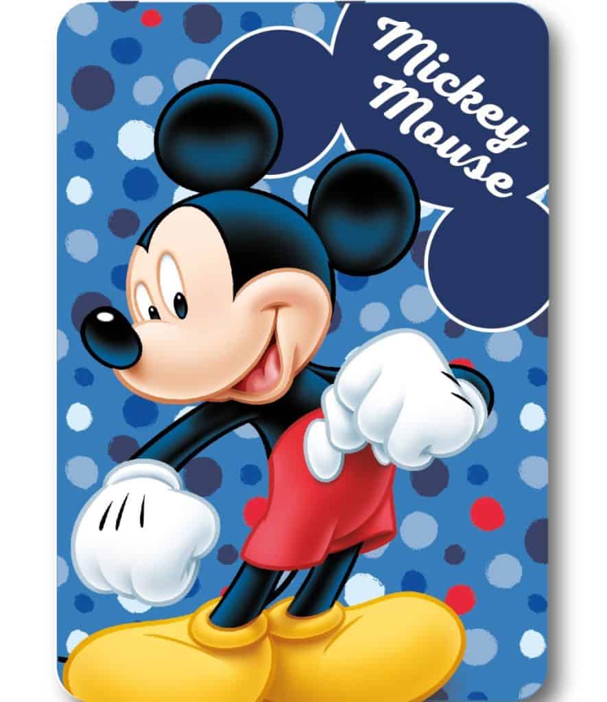 Disney Mickey prickig fleecefilt 100x140 cm