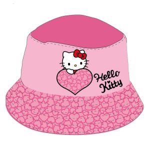 Hello Kitty hjärtformad fiskarhatt för barn 53 cm