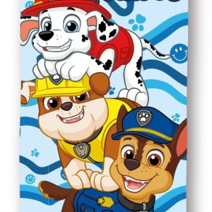 Paw Patrol Blue Wave badhandduk, strandhandduk 70x140 cm (Fast Dry)