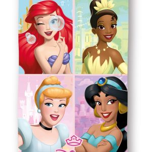 Disney Princess magisk badhandduk, strandhandduk 70x140 cm (snabbtorkande)