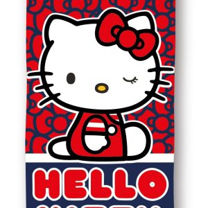 Hello Kitty Cutie Style badhandduk, strandhandduk 70x140 cm (snabbtorkande)