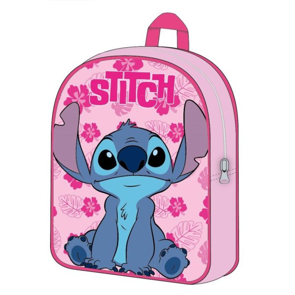Disney Lilo and Stitch Ryggsäck Pink Leaf 40 cm
