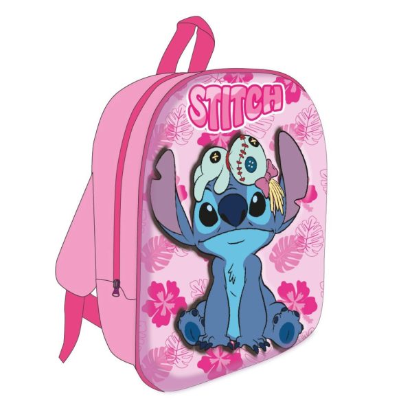 Disney Lilo and Stitch Pink Mischief 3D-ryggsäck 30 cm