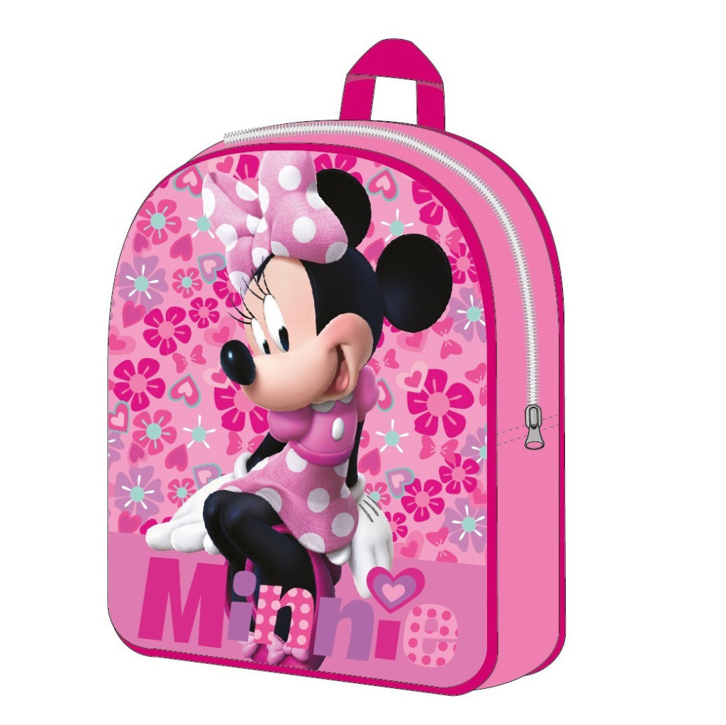 Disney Minnie Flowers ryggsäck, väska 30 cm