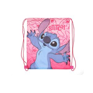 Disney Lilo and Stitch rosa planet sportväska, gympapåse 40 cm