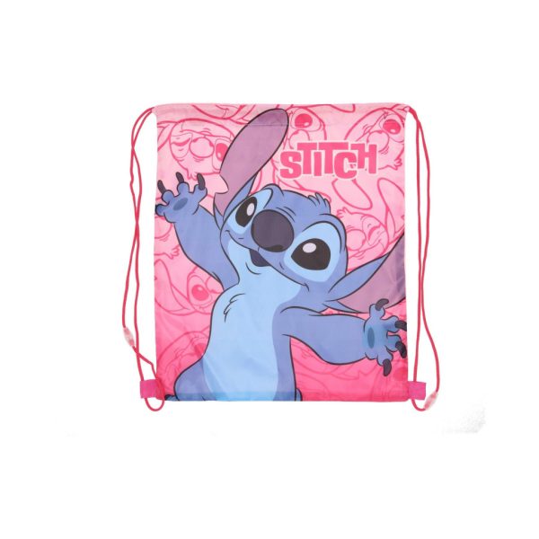 Disney Lilo and Stitch Pink Planet sportväska, gymväska 40 cm