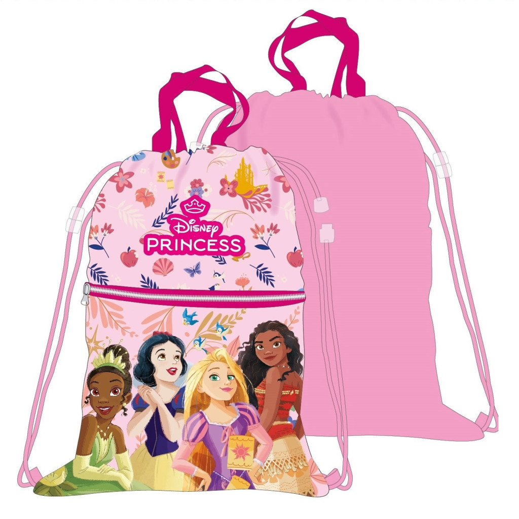 Disney Princess Power Deluxe sportväska, gympåse 45 cm