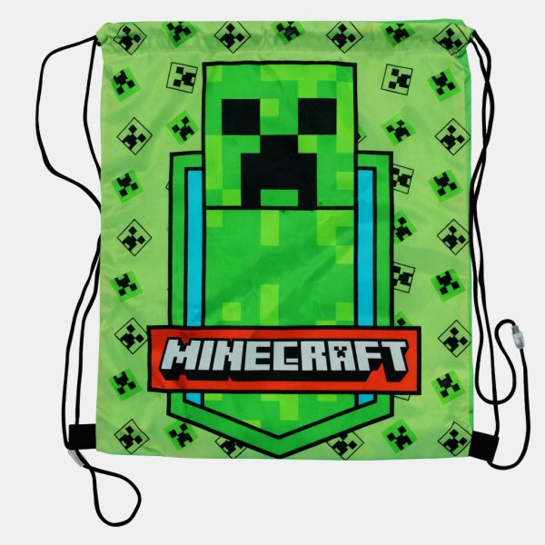 Minecraft Green Zone sportväska, gympåse 40 cm