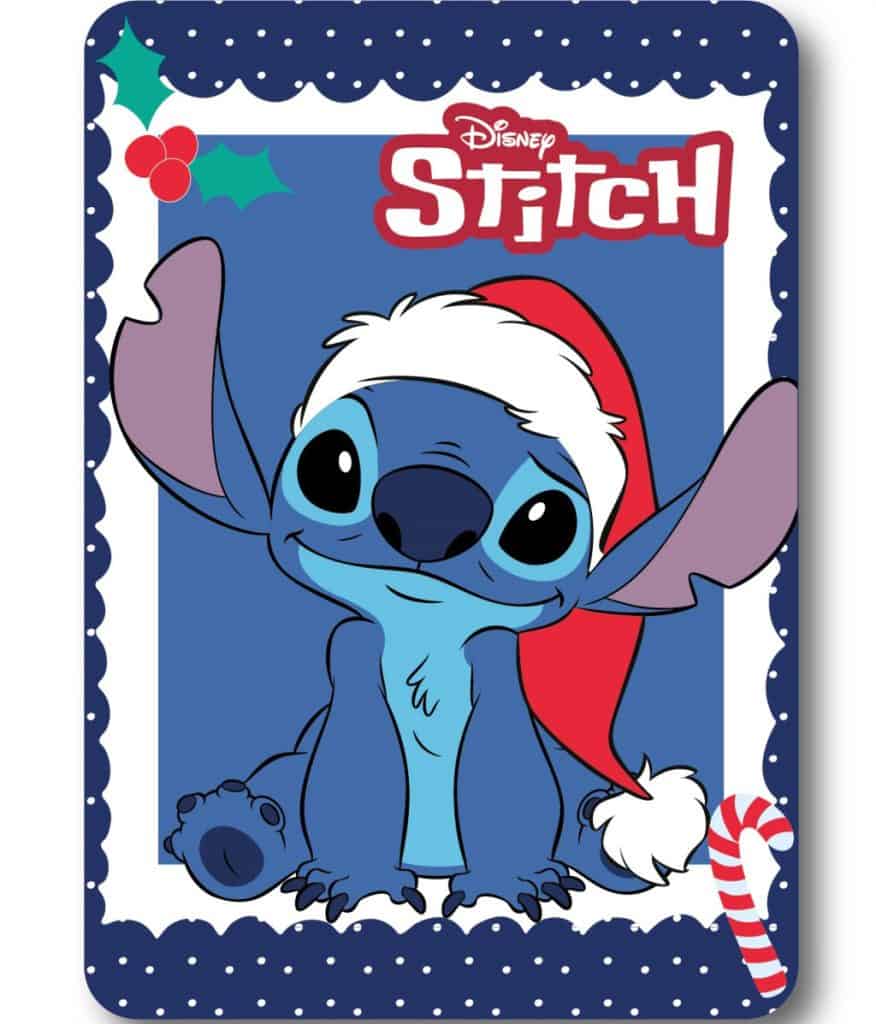 Disney Lilo and Stitch julfilt i polar fleece 100x140 cm