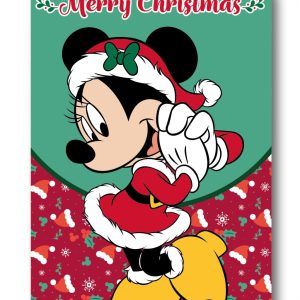 Disney Mimmi Pigg Merry Moments julfilt 100x140 cm