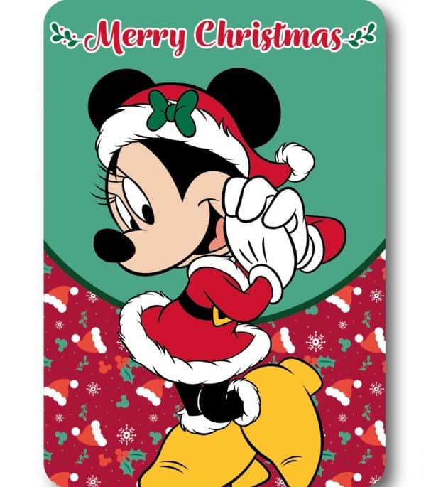 Disney Mimmi Pigg Merry Moments julfilt 100x140 cm