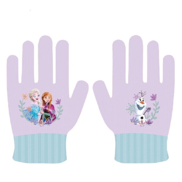 Disney Frozen barnvantar med blommor