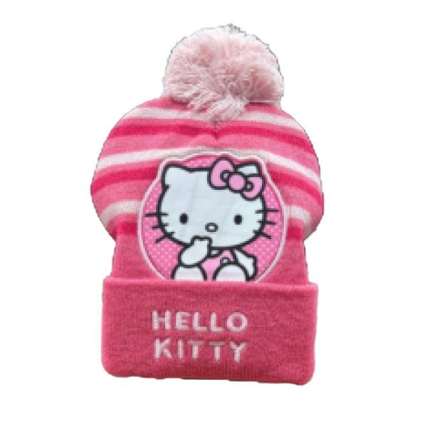 Hello Kitty mörkrosa barnmössa