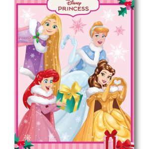 Disney Princess julfilt i fleece 100x140 cm