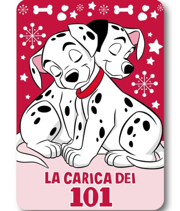 Disney 101 Dalmatians Cuddle Spots fleecefilt 100x140 cm