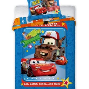 Disney Cars barns påslakanset 100×135 cm, 40×60 cm