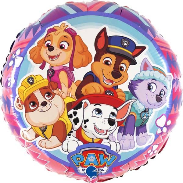Paw Patrol äventyr folieballong 46 cm