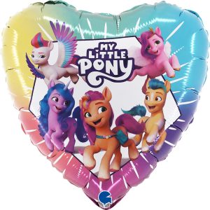 My Little Pony hjärtformad folieballong 46 cm
