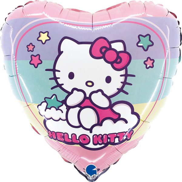 Hello Kitty folieballong regnbåge 46 cm