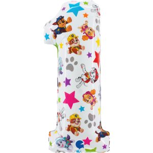 Paw Patrol Stjärna Nummer 1 folieballong 66 cm