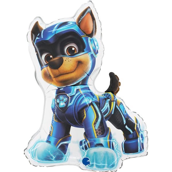 Paw Patrol Chase vit folieballong 61 cm