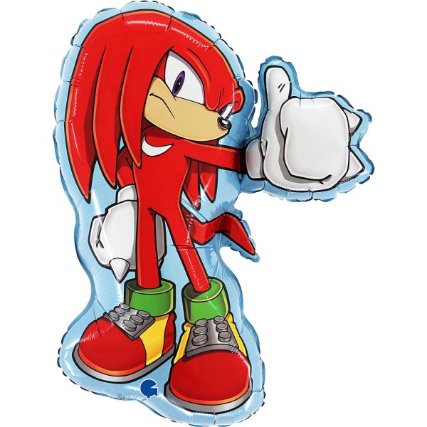 Sonic the Hedgehog Knuckles folieballong 66 cm
