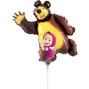 Masha och Björnen Mini Folieballong 35 cm (WP)