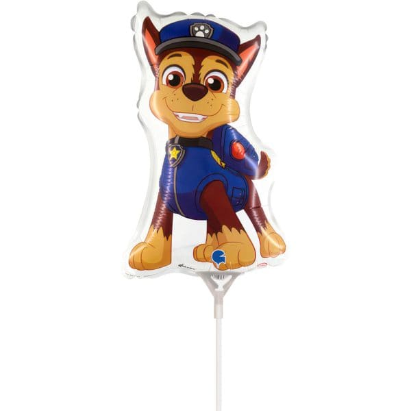 Paw Patrol Chase mini folieballong 35 cm