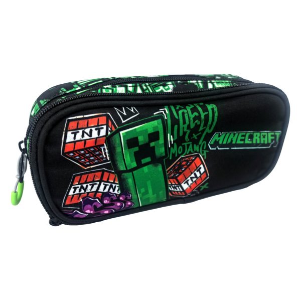 Minecraft Metro Art Pennfodral med 2 fack, 23,5 cm