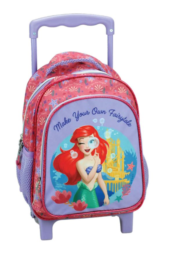 Disney Princess Ariel Fairytale rullande förskoleväska, 30 cm