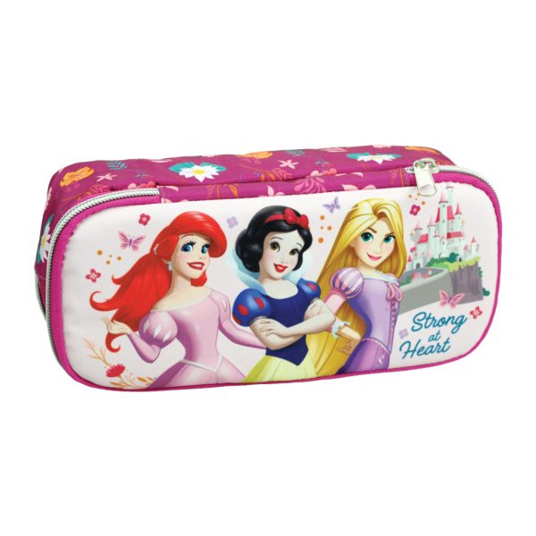 Disney Princess pennfodral med två fack 26 cm